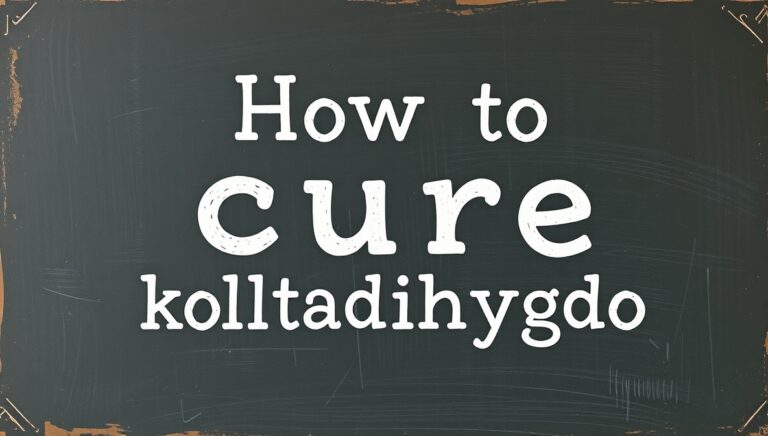 how to cure kolltadihydo